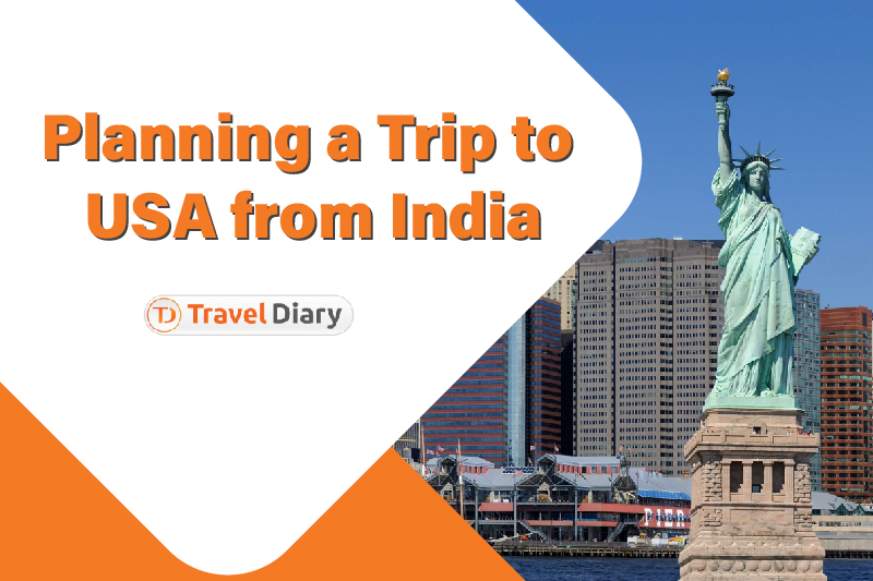 usa trip planner from india