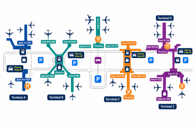 Houston Airport Guide: IAH Terminals, Map, Food & Travel Tips