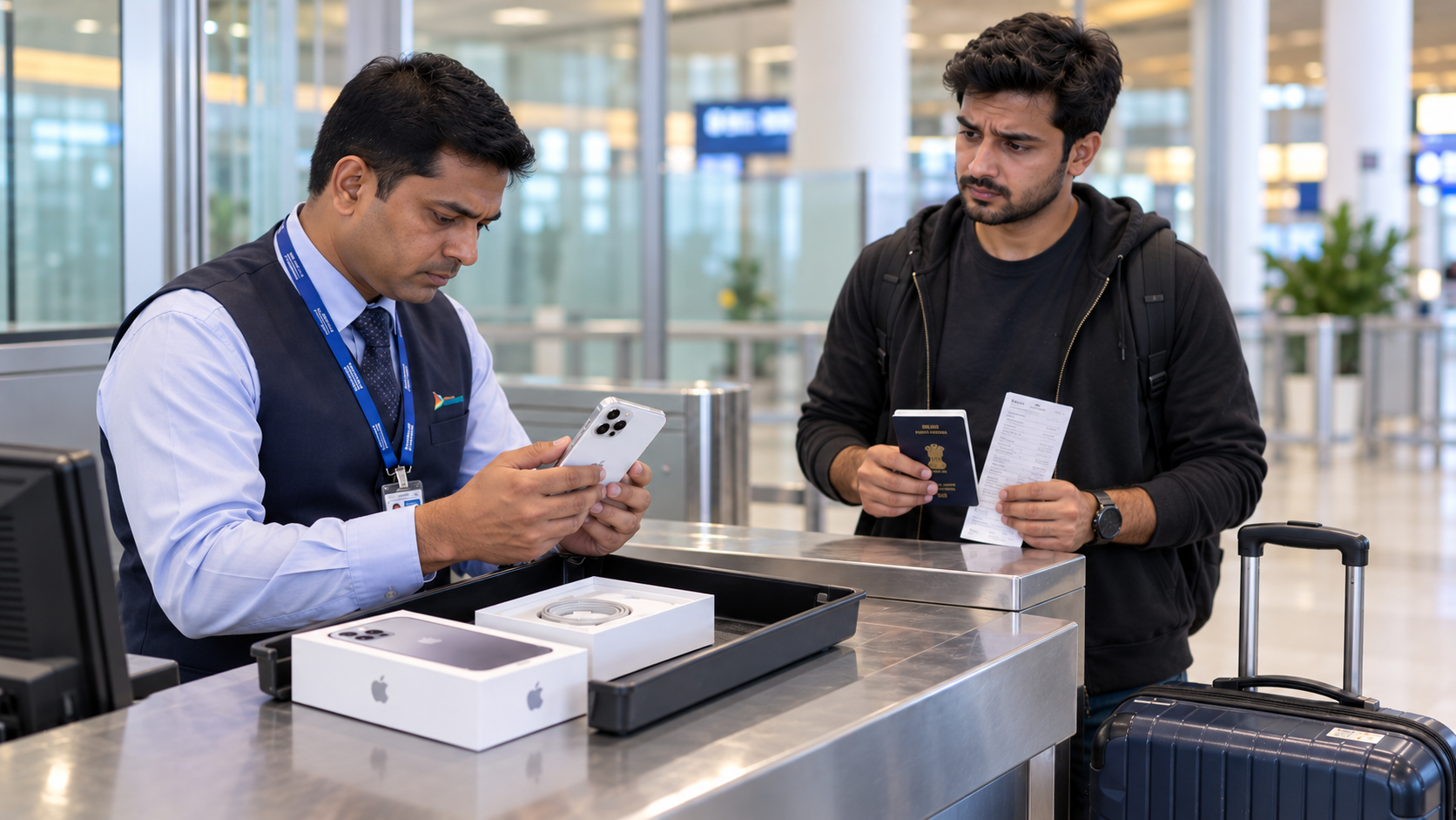 iPhone seized at Indian airport