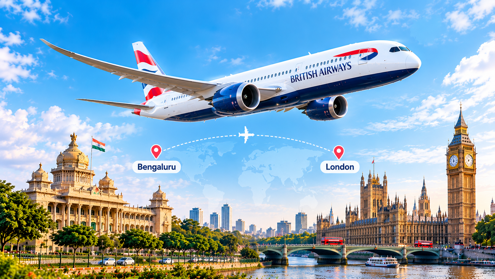 British Airways Bengaluru London flights