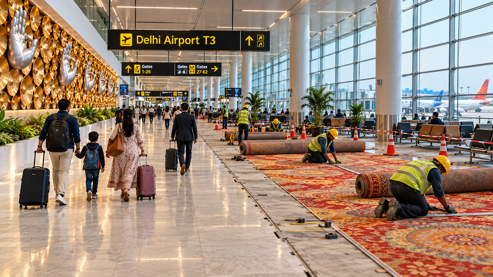 Delhi Airport T3 makeover