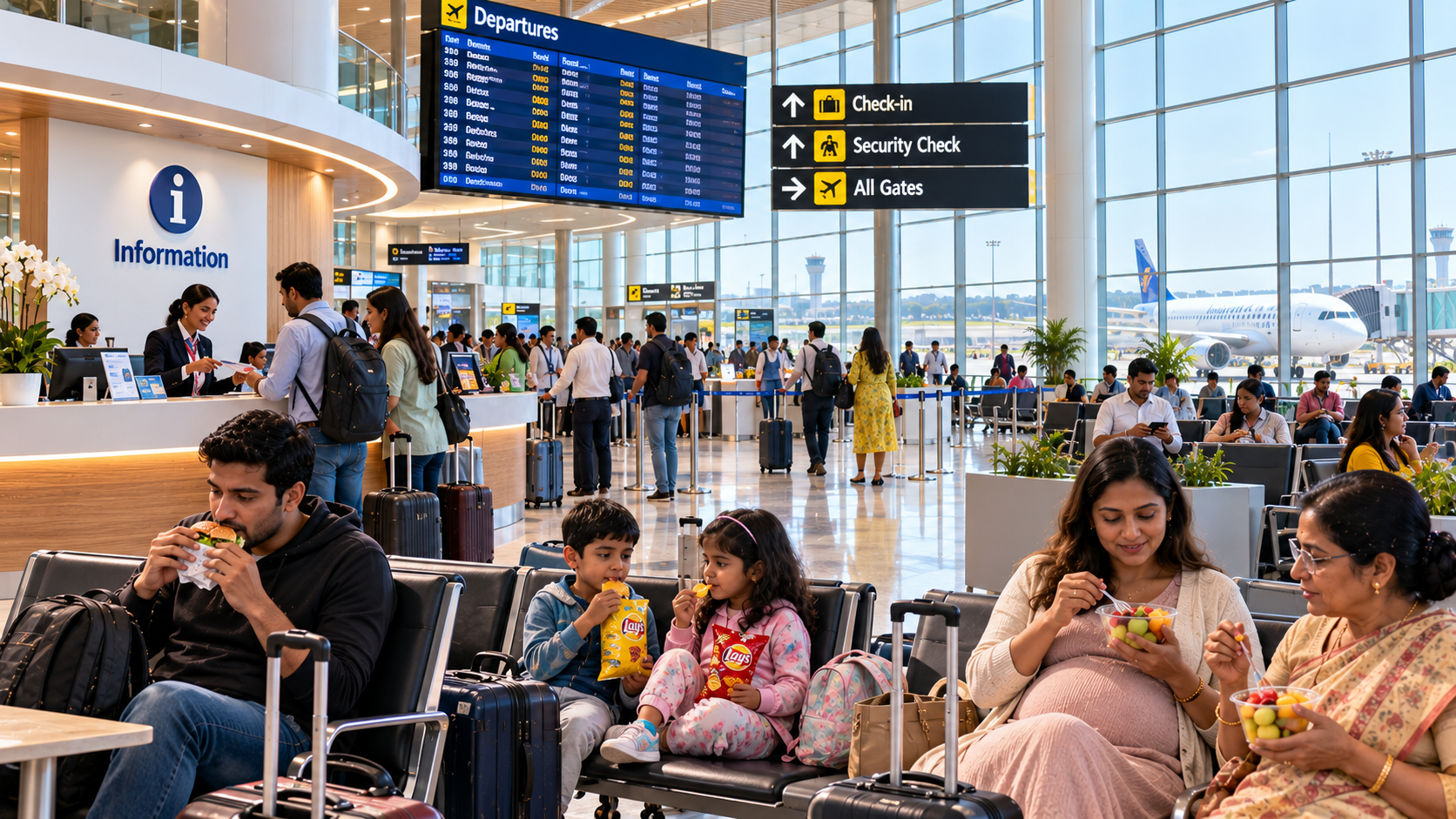 Foods to avoid at the airport