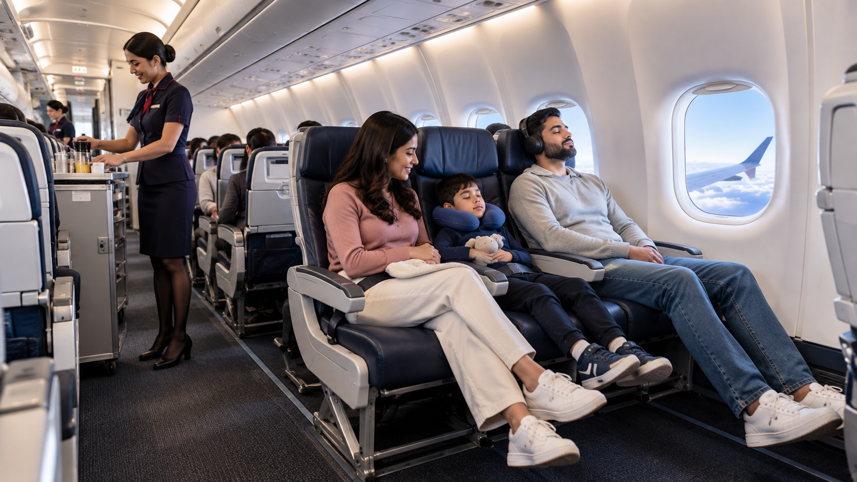Airlines with the most legroom in Economy Class