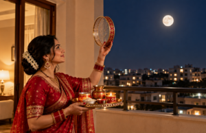 Karwa Chauth 2026 Moonrise Time: Check Moon Sighting Timings in USA, Canada, UK, UAE and Other Countries Karwa Chauth 2026 moonrise time