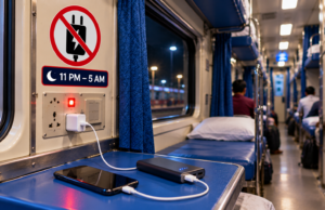 Indian Railways Charging Rules 2026: Charging Points Off From 11 PM to 5 AM Indian Railways charging rules 2026