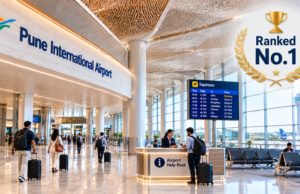Pune Airport Ranks No. 1 in India for Passenger Services, Scores 4.98 Out of 5 Pune Airport ranking 2026