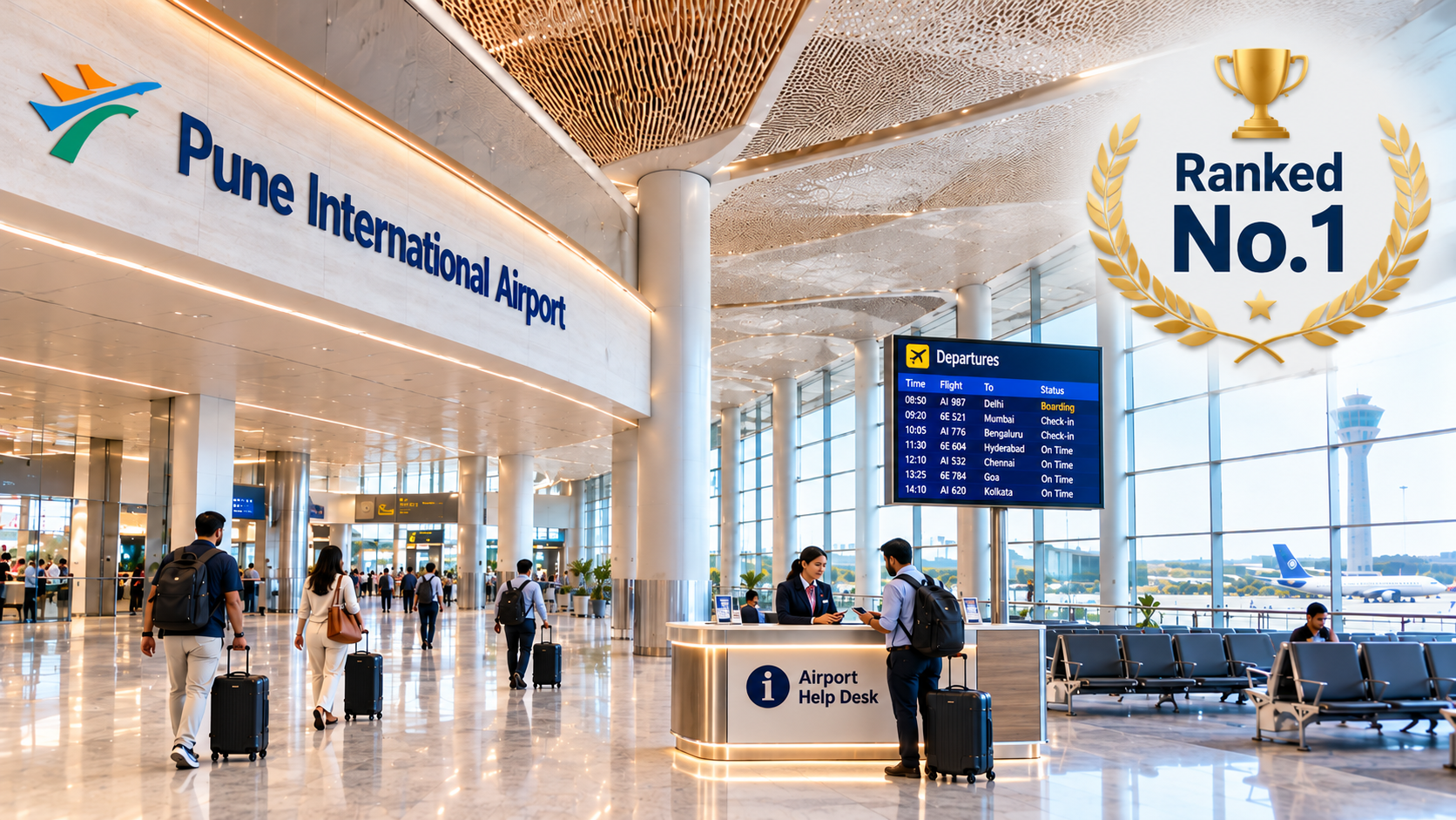 Pune Airport ranking 2026
