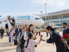 Goa’s Mopa Airport Welcomes Its First Kazakhstan Charter Flight With 177 Tourists Kazakhstan charter flight Goa