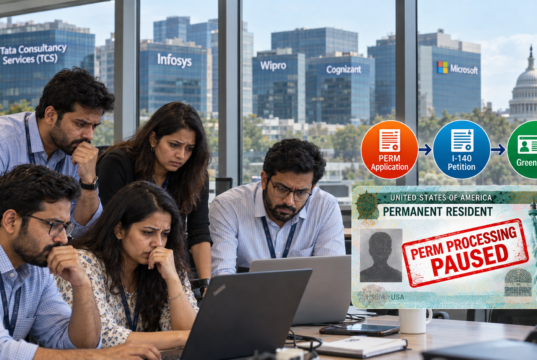 US Green Card PERM Suspension 2026: What TCS, Infosys & Wipro Employees Must Know US Green Card PERM suspension 2026